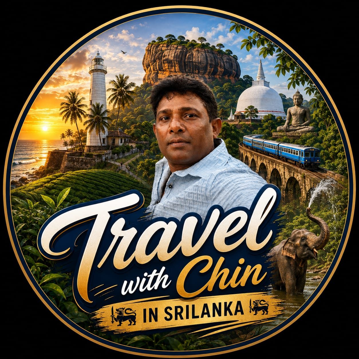 Travel with Chin in Sri Lanka badge